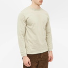 Pilgrim Surf + Supply Men's Team Pocket Long Sleeve T-Shirt in Light Grey