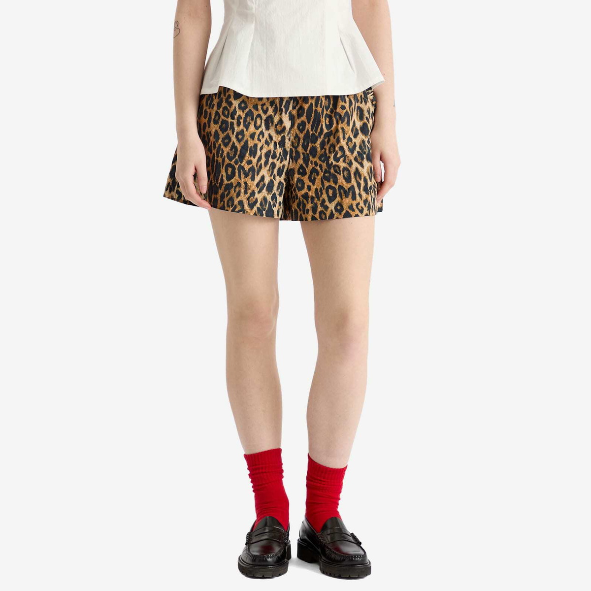 DAMSON MADDER☆LEOPARD PULL ON SHORTS Damson Madder Pull On Shorts - Leopard – Goodhood