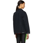 Martine Rose Black Oversized Denim Jacket