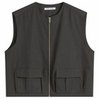 Samsøe Samsøe Women's Sakelly Vest Top in Dark Grey Melange