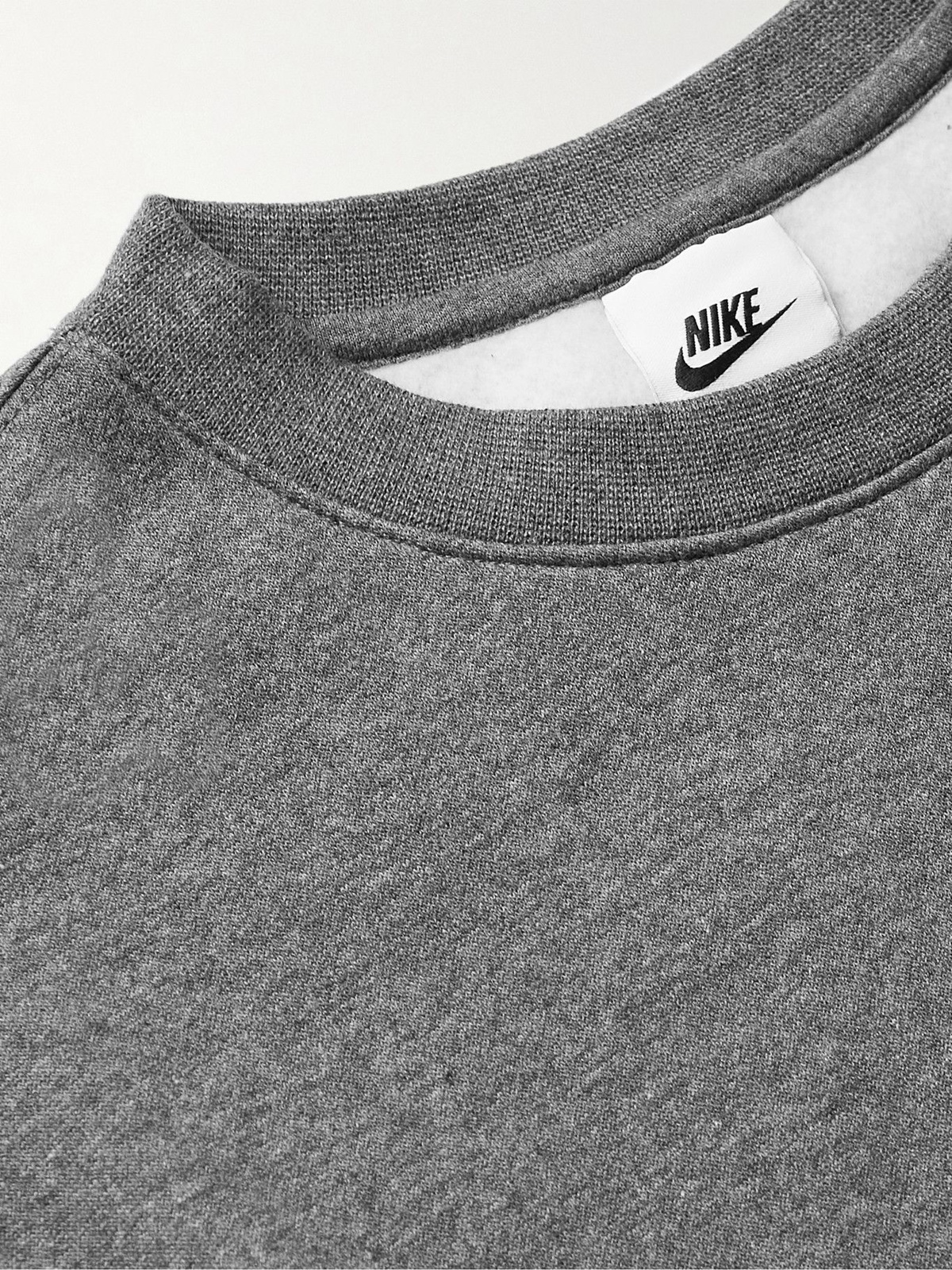 NIKE Sportswear Club Logo-Embroidered Cotton-Blend Tech Fleece