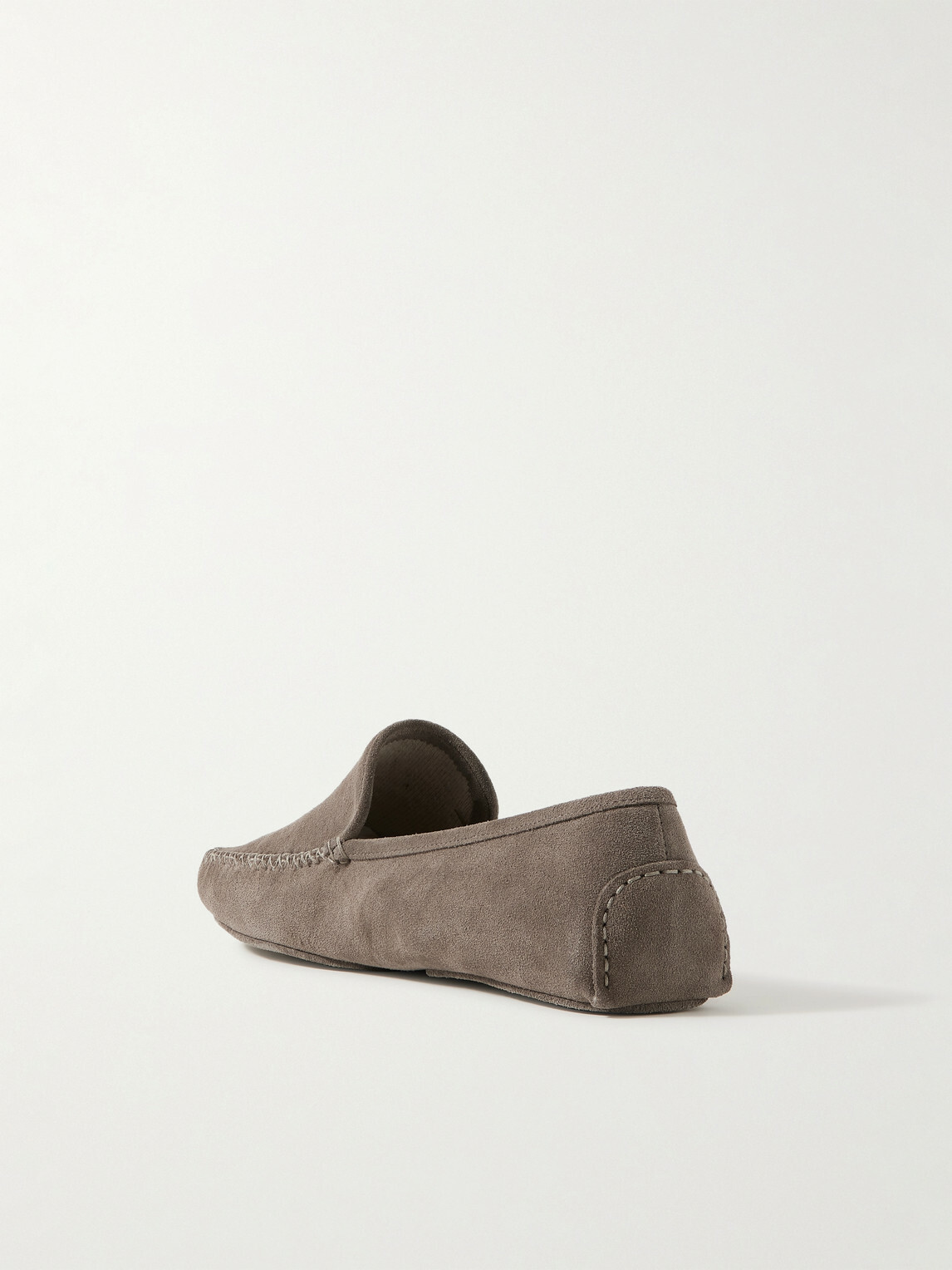 Thom Sweeney - Cashmere-Lined Suede Slippers - Brown