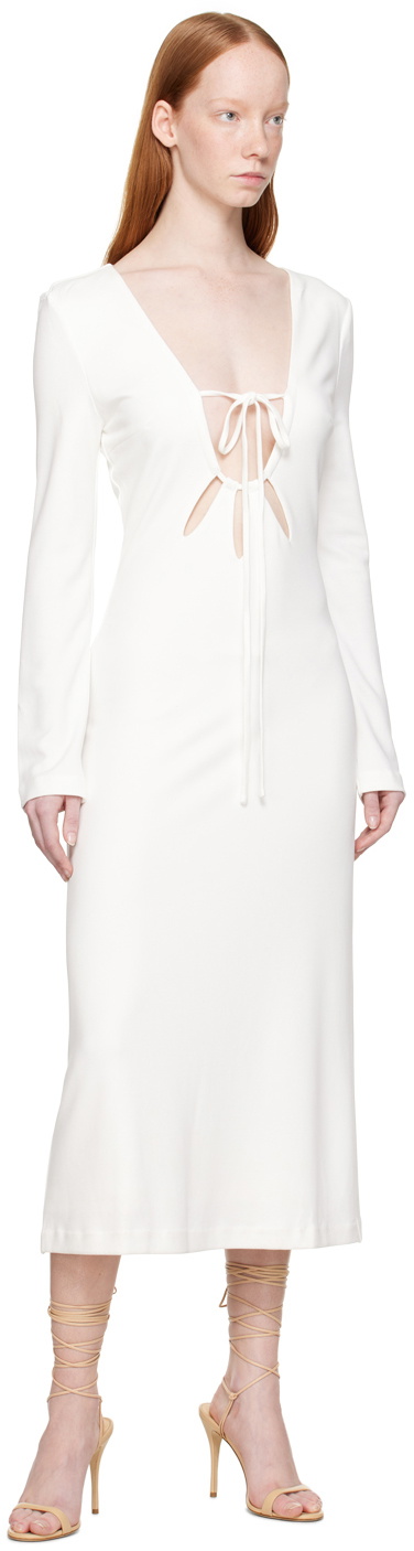THIRD FORM White Rip Tide Midi Dress