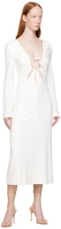 THIRD FORM White Rip Tide Midi Dress