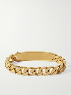 TOM FORD - Logo-Engraved Gold-Plated Chain Bracelet