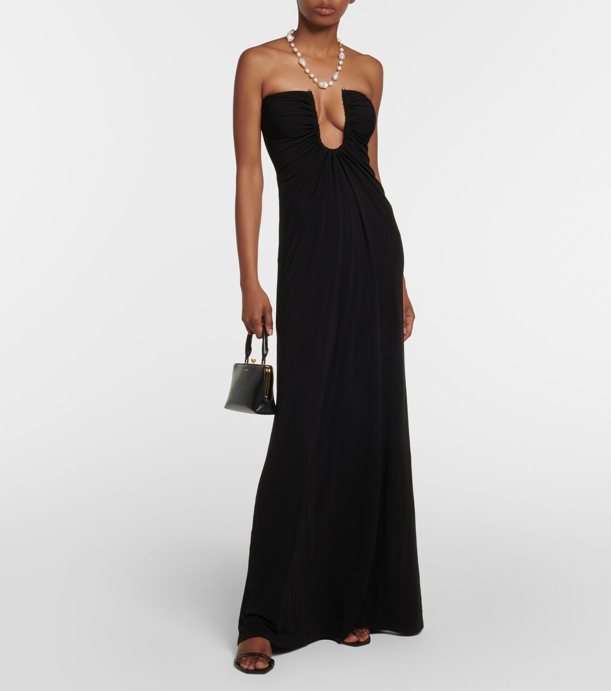 【関税込み】Christopher Esber ロングドレス Christopher Esber Trapeze draped jersey gown Christopher Esber
