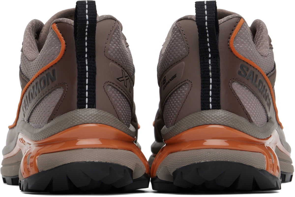 Salomon Brown & Orange Xt-6 Expanse Sneakers Salomon