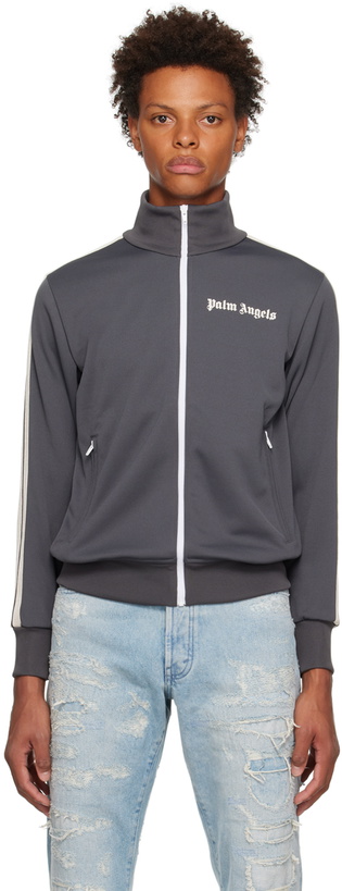 Photo: Palm Angels Gray Track Jacket