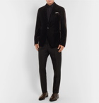 Berluti - Dark-Brown Velvet Tuxedo Jacket - Brown