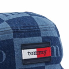 Tommy Jeans Men's Monogram Denim Bucket Hat in Denim Check