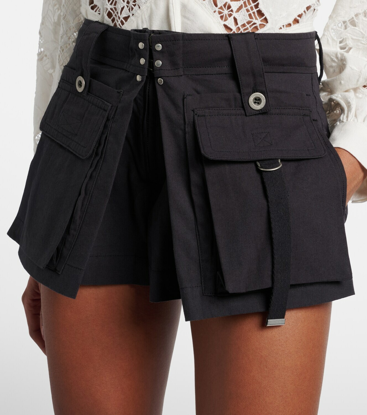 Isabel Marant Barta cotton shorts