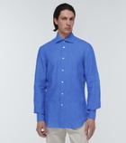 Kiton - Long-sleeve linen shirt
