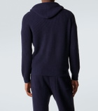Brunello Cucinelli Ribbed-knit cashmere zip-up cardigan