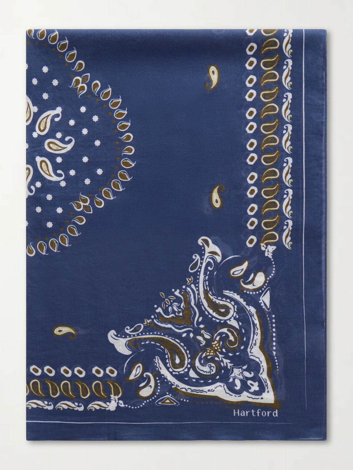 Hartford - Bandana-Print Cotton-Voile Scarf