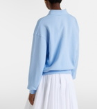 Polo Ralph Lauren Cotton-blend fleece polo sweatshirt