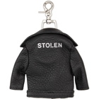 Stolen Girlfriends Club Black Leather Jacket Keychain