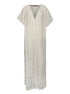 Ermanno Scervino White Macramã© Duster Coat