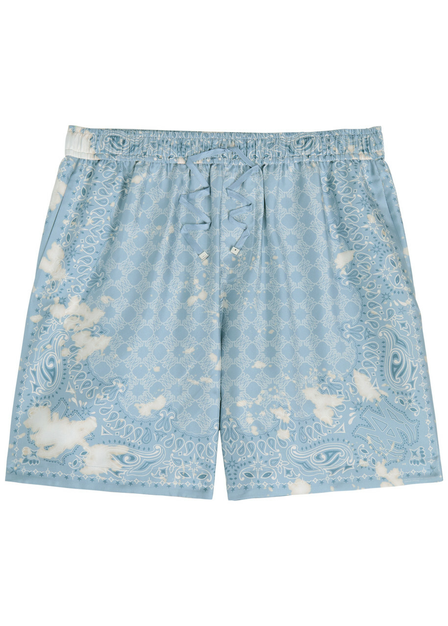AMIRI - Bandana-Jacquard Cotton and Cashmere-Blend