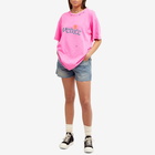 ERL Unisex Venice T-Shirt in Pink