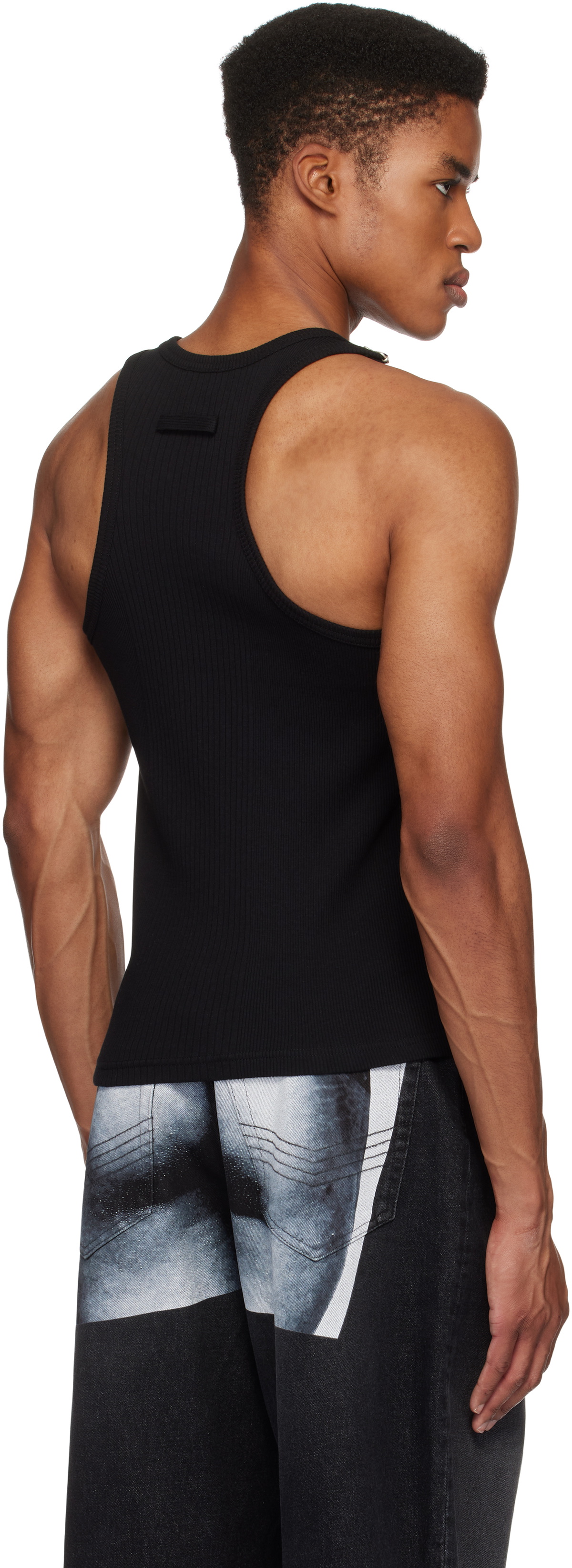 Jean Paul Gaultier Black 'The Straps' Tank Top Jean Paul