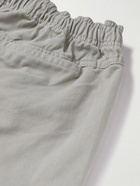 Stussy - Straight-Leg Cotton-Twill Trousers - Gray