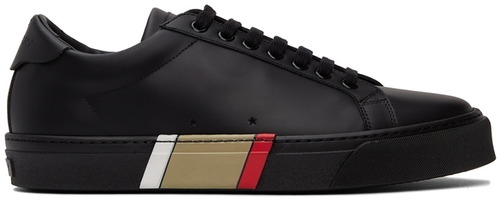 Photo: Burberry Black Bio-Based Stripe Sole Sneakers