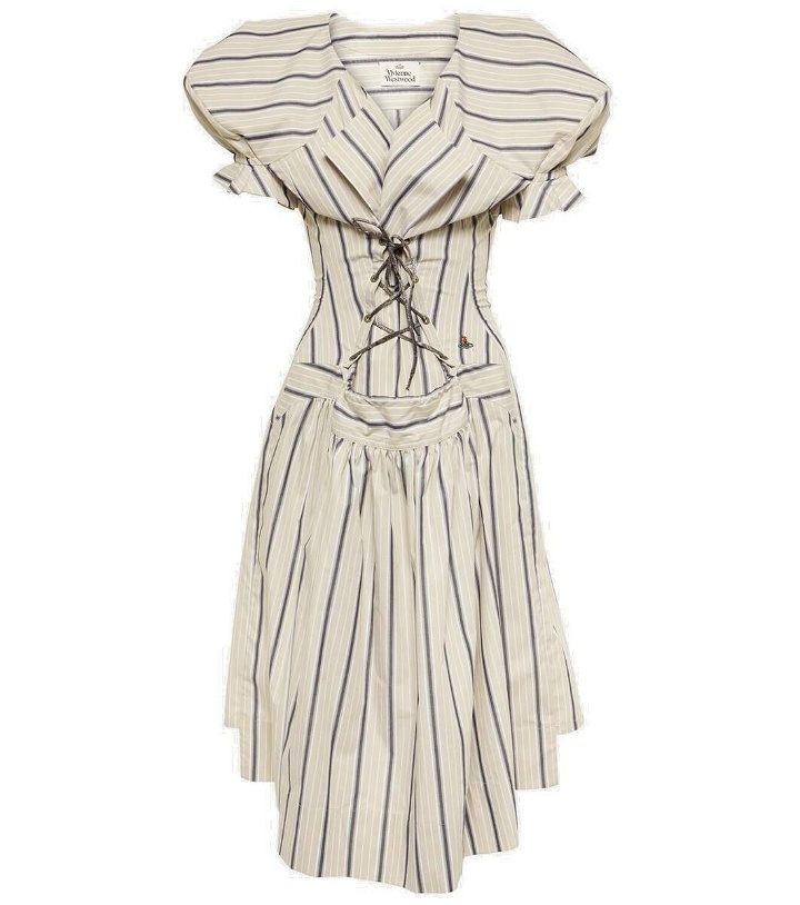 Photo: Vivienne Westwood Kate striped cotton midi dress