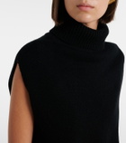 Jardin des Orangers Turtleneck wool and cashmere sweater vest