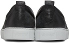 Paul Stuart Black Leather CVO Sneakers