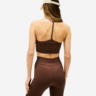 Represent Women's Seamless Low Impact Bra Top in Mocha