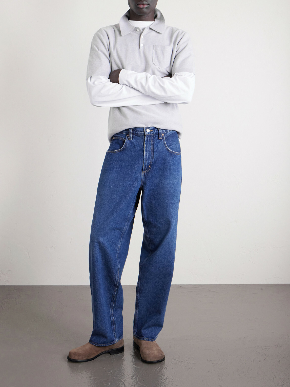 AGOLDE - Fusion Straight-Leg Jeans - Blue