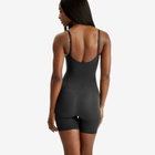 SKIMS Women's Seamless Sculpt Bodysuit Mid-Thigh W/ Open Gusset in Onyx