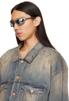 Balenciaga Gray Bat Sunglasses