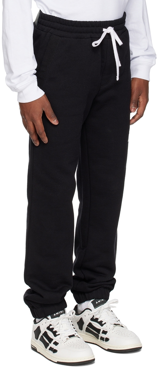 AMIRI Kids Black 'MA' Lounge Pants