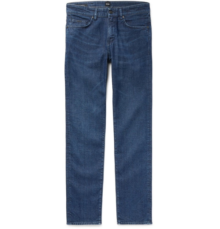 Photo: Hugo Boss - Delaware Slim-Fit Stretch-Denim Jeans - Men - Blue