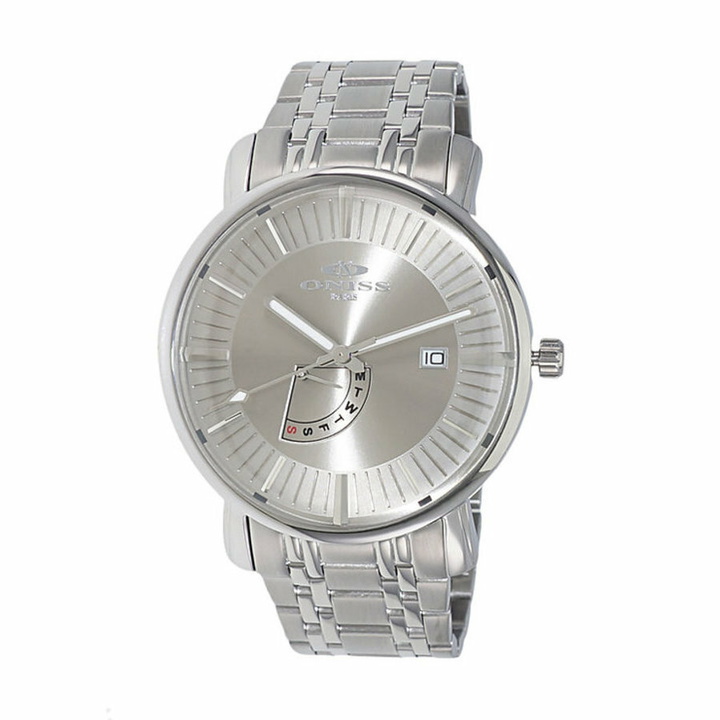 Photo: Oniss Sorrento Quartz Silver Dial Mens Watch ON2626-MSV