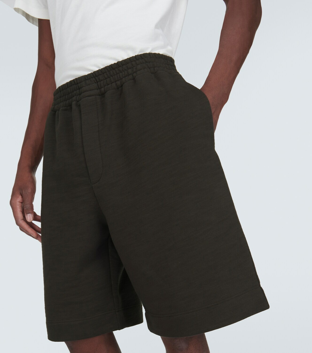 The Row Dovi cotton jersey shorts