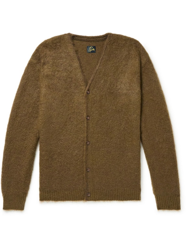 Photo: Needles - Mohair-Blend Cardigan - Brown