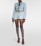 Area - x Sergio Rossi Marquise denim sandals