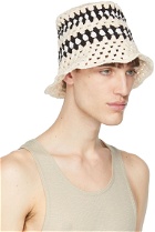 AMIRI Off-White Crochet Bucket Hat