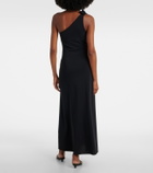 Eres Miss bow-detail one-shoulder maxi dress