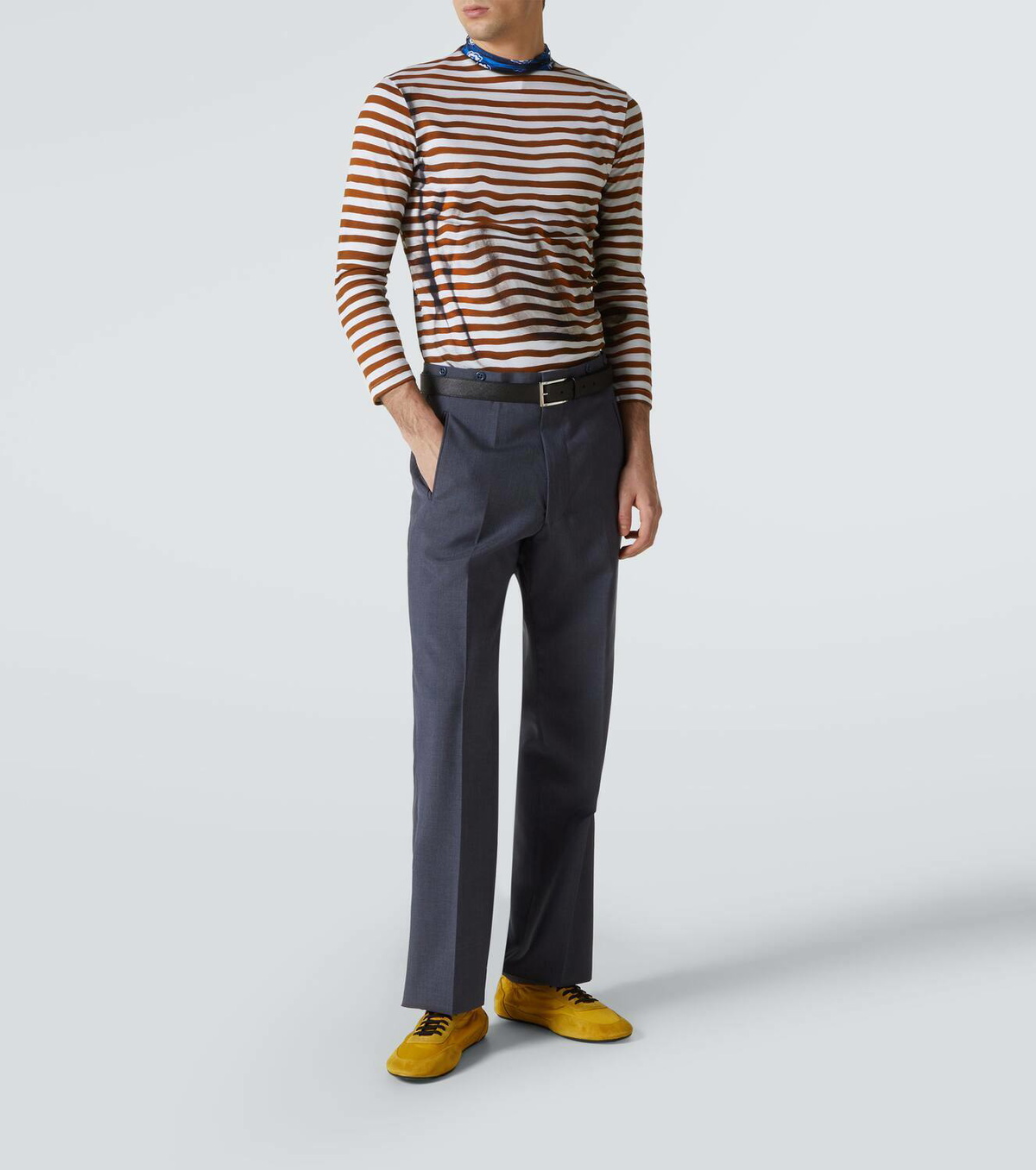 Prada Interlock trompe l'œil cotton T-shirt Prada