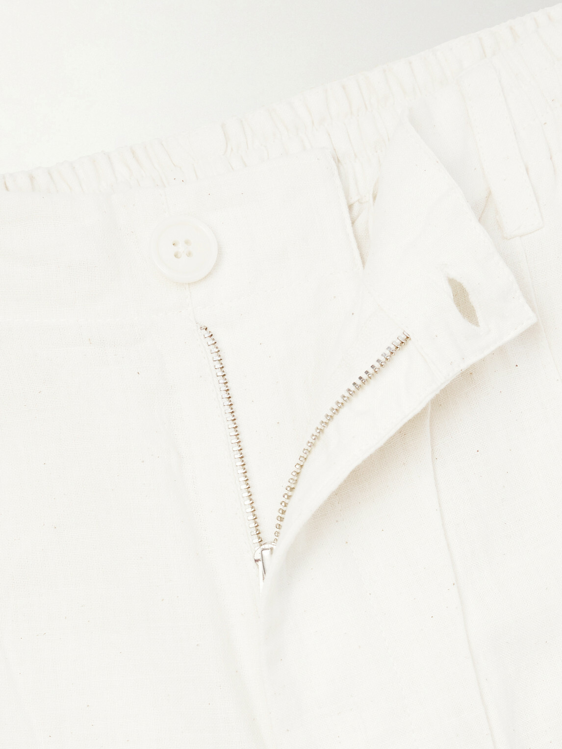 Kardo - Kedar Straight-Leg Cotton Trousers - Neutrals