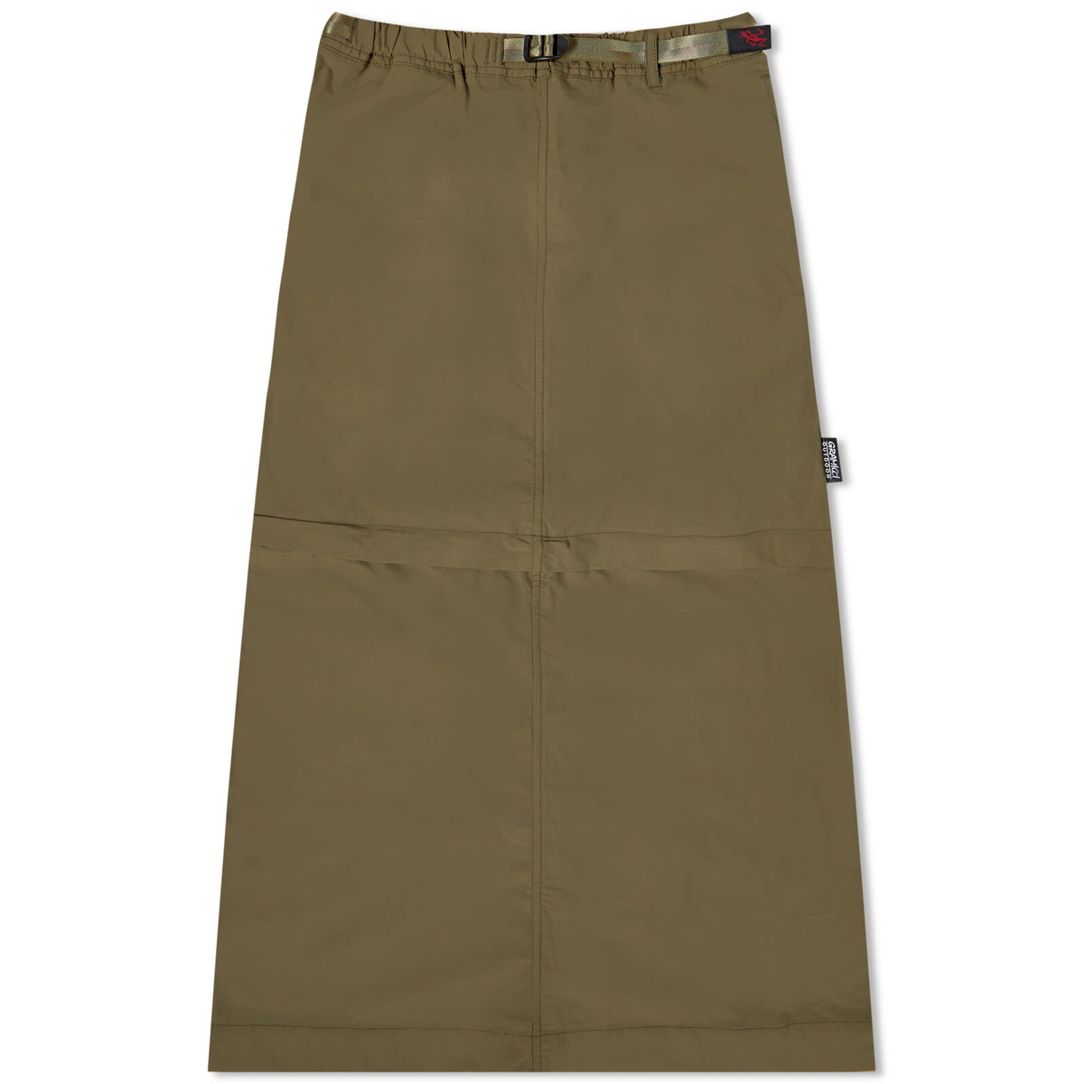 Gramicci Women's Convertible Micro Ripstop Midi Skirt in Army Green ...