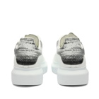 Alexander McQueen Men's Court Sneakers in White/Black