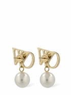 OFF-WHITE - Ow Brass & Faux Pearl Earrings