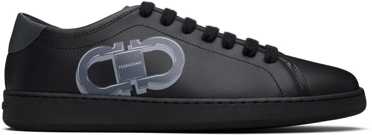 Ferragamo Bay Man White And Grey Sneaker Salvatore Ferragamo