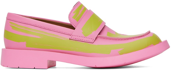 Photo: CamperLab Pink & Green MIL 1978 Loafers