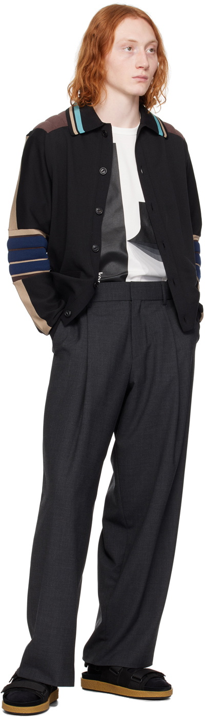 kolor Gray Pleated Trousers