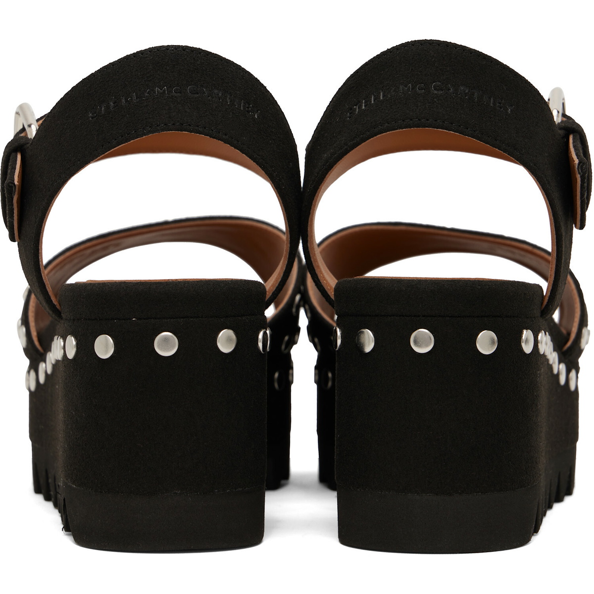 Stella McCartney Black Elyse Heeled Sandals